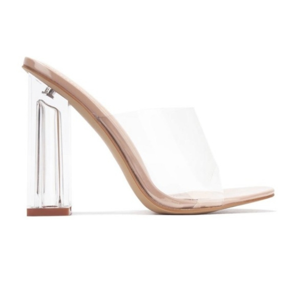 'KRYSTAL' NUDE HEELS - Picture 4 of 5